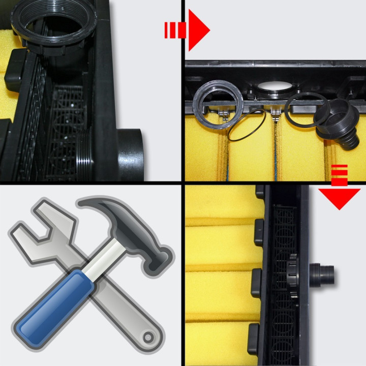 SunSun CBF- 550 (40 000) kerti tó átfolyós gravitációs szűrő