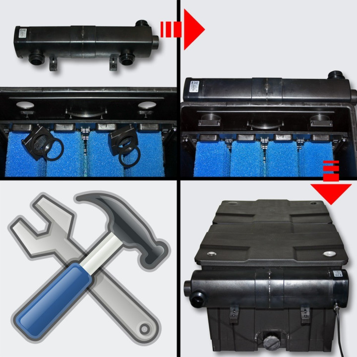 SunSun CBF 350B (40 000) Kerti tó átfolyós gravitációs szűrő