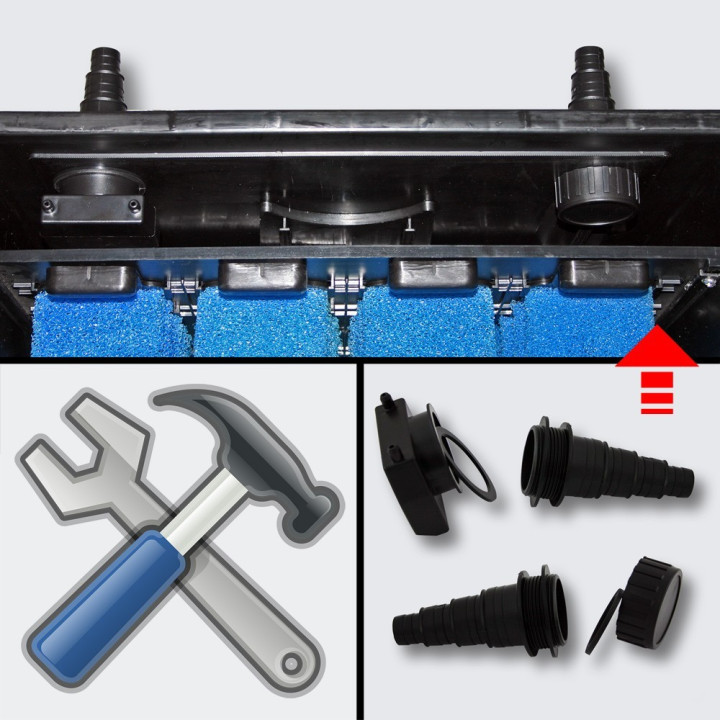 SunSun CBF 350B (40 000) Kerti tó átfolyós gravitációs szűrő