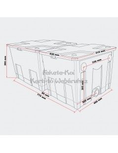 SunSun CBF 350B (40 000) Kerti tó átfolyós gravitációs szűrő