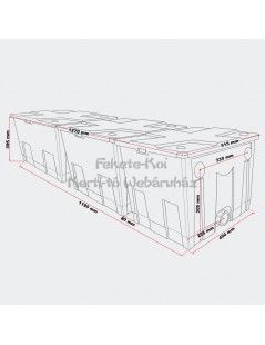 SunSun CBF 350C (60 000)  kerti tó átfolyós gravitációs szűrő