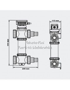 SunSun UV-C lámpa inox 18W (CUV-718)
