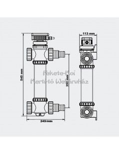 SunSun UV-C lámpa inox 36W (CUV-736)