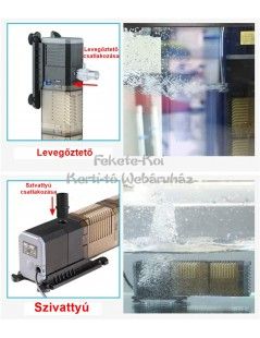 SunSun CHJ-1502 3in1 szűrő, szivattyú és levegőztető 1500 l/h 25W