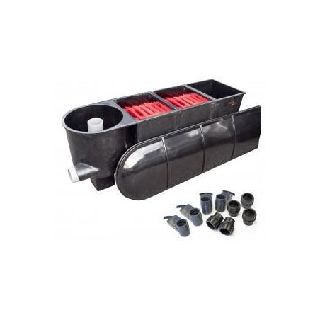 Holland 3kamrás+vortex kerti tó gravitációs szűrő szett (325L)