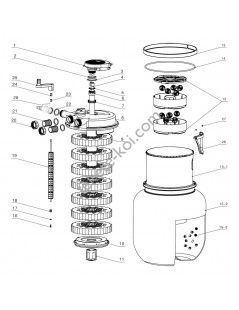 CPF 50000 (60 000) nyomásszűrő 55W UVC lámpával