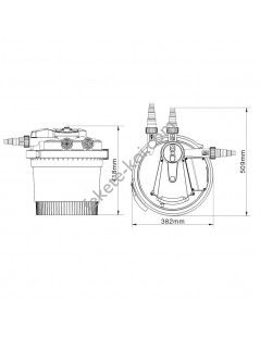 CPA 5000 (8 000) automata nyomásszűrő 11W UVC lámpával