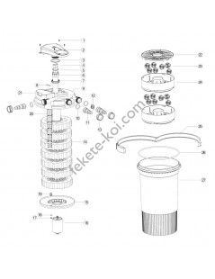 CPA 15000 (30 000) automata nyomásszűrő 18W UVC lámpával
