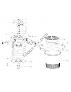 CPA 20000 (40 000) automata nyomásszűrő 36W UVC lámpával