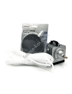 ACO 002 szett kerti tó levegőztető kompresszor (35w) 6m 4/6 cső 1db 120mm tányér