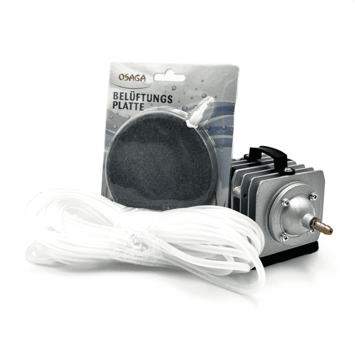 ACO 002 szett kerti tó levegőztető kompresszor (35w) 6m 4/6 cső 1db 120mm tányér