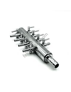 Inox levegő csap 8-as 4/6mm