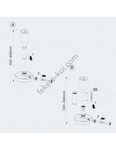 SunSun CSP-40 álló szkimmer