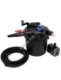 CPF 5000 (11W UVC) nyomásszűrő szett 1.(CHJ-3000+4m 25 bordás tömlő)