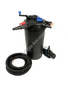 CPF 15000 (18W UVC) nyomásszűrő szett 2.(JTP-8000+4m 32 bordás tömlő)