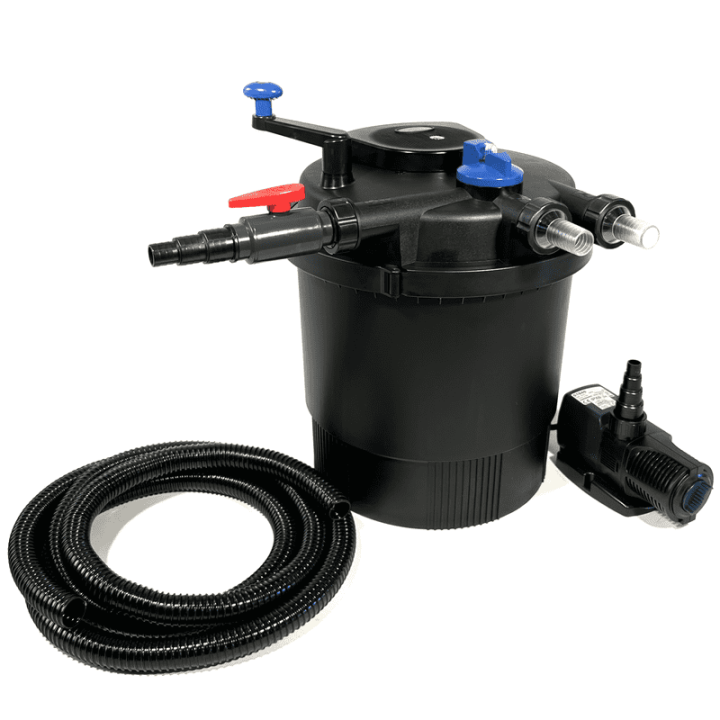 CPF 20000 nyomásszűrő szett 4.Nagyobb vízeséshez (JTP-12000+4m 32 bordás tömlő)