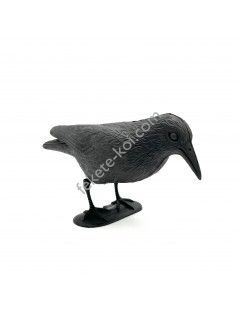 Galambriasztó varjú - élethű műanyag figura
