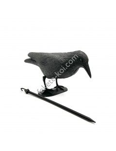 Galambriasztó varjú - élethű műanyag figura