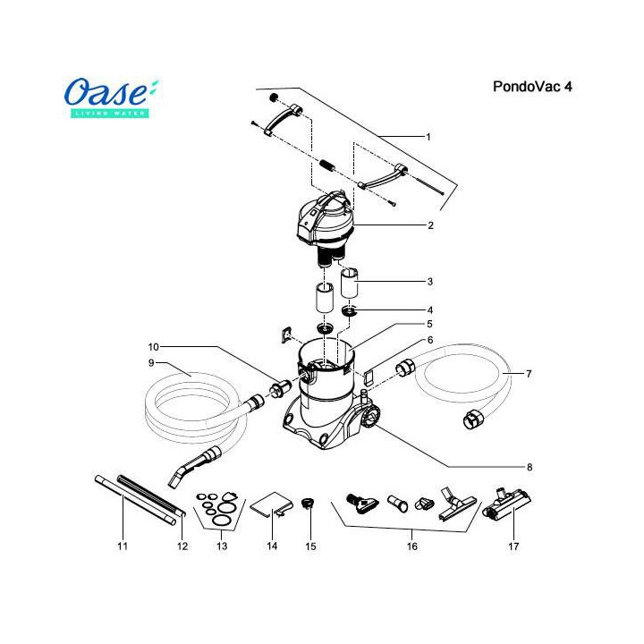 OASE Pondovac 4 tóporszívóhoz szűrő szivacs