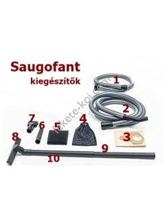 Saugofant tóporszívó szívócső átlátszó (9-10)