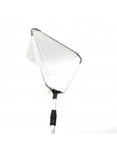 Merítőháló 115-215cm-es teleszkópos nyéllel, 45cm fej fehér