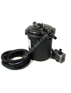 EFU 8000 (9W UVC) nyomásszűrő szett (CHJ-1500+3m 20 bordás tömlő)