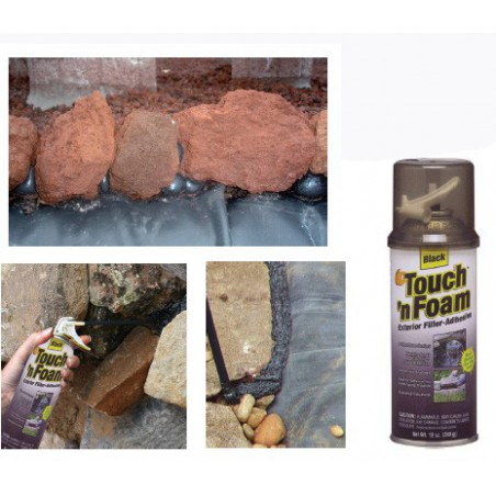 PUR kő és vízesés ragasztó hab 340g (9 liter hab)