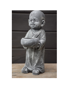 Szerzetes gyerek tállal 42cm