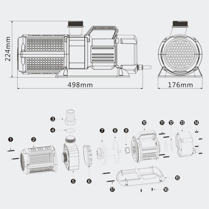 SunSun CET-35000T szabályozható tószivattyú