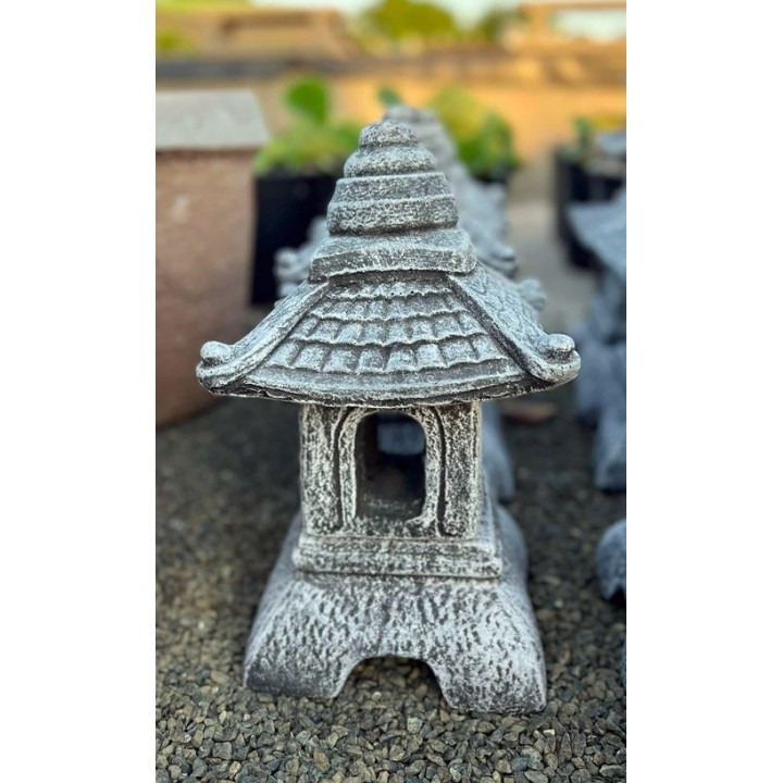 Pagoda 3 részes (tetőcserepes) 38cm