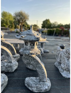 Kerti kő kandeláber 55cm