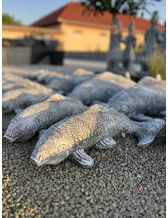 Koi szobor 32cm (szürke)