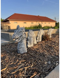 Sárkány szobor 4 részes
