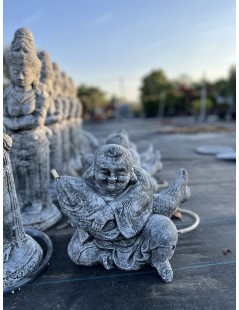 Happy Buddha & koi csobogó