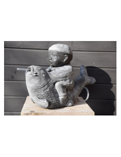 Gyermek szerzetes halas vízköpővel 45cm