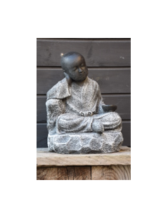 Ülő szerzetes 45cm (szürke/fekete)