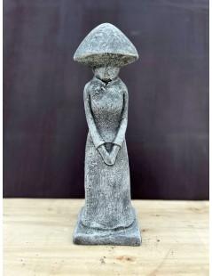 Álló rizsszedő nő 44cm