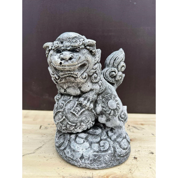 Templomi oroszlán jobbos 16cm