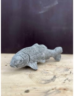 Koi szobor 45cm (szürke)