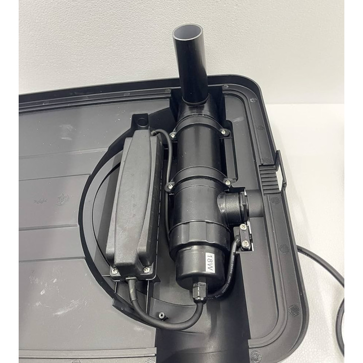 Boyu YT-25000 kerti tó átfolyós gravitációs szűrő szett 18W UVC lámpával