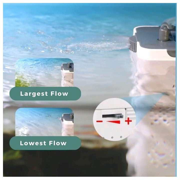 SunSun XUP-02 akváriumi szűrő beépített 3W uvc lámpával