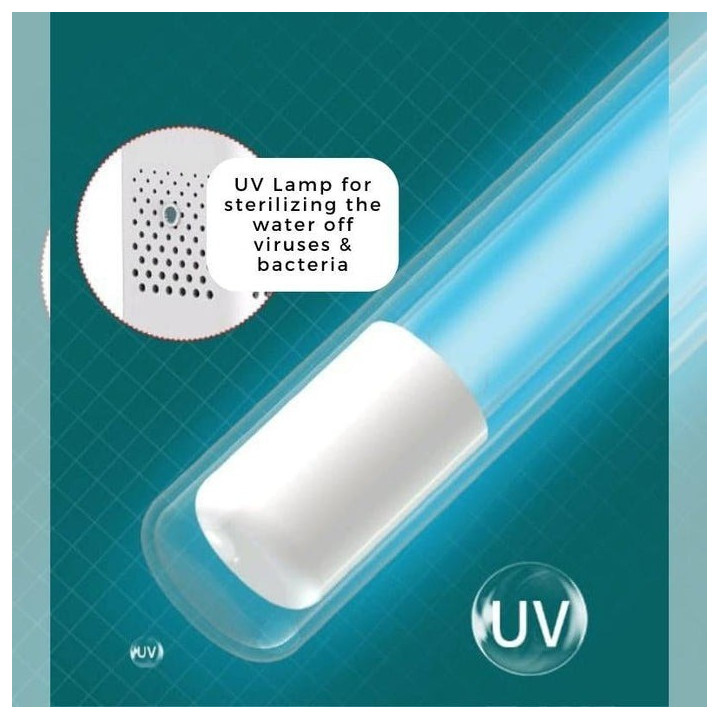 SunSun XUP-02 akváriumi szűrő beépített 3W uvc lámpával