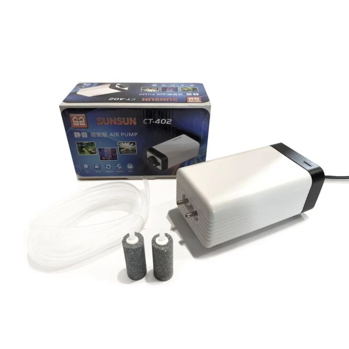 SunSun CT-402 levegőztető kompresszor szett (4W) (140L/H)