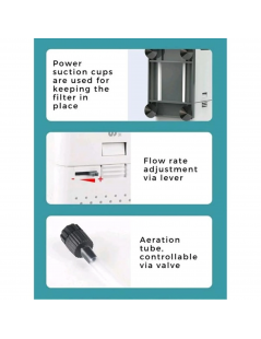 SunSun XUP-01 akváriumi szűrő beépített 5W uvc lámpával