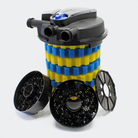 CPA 75000 (55W UVC) nyomásszűrő szett 4.(JTP-14000+4m 32 bordás tömlő)