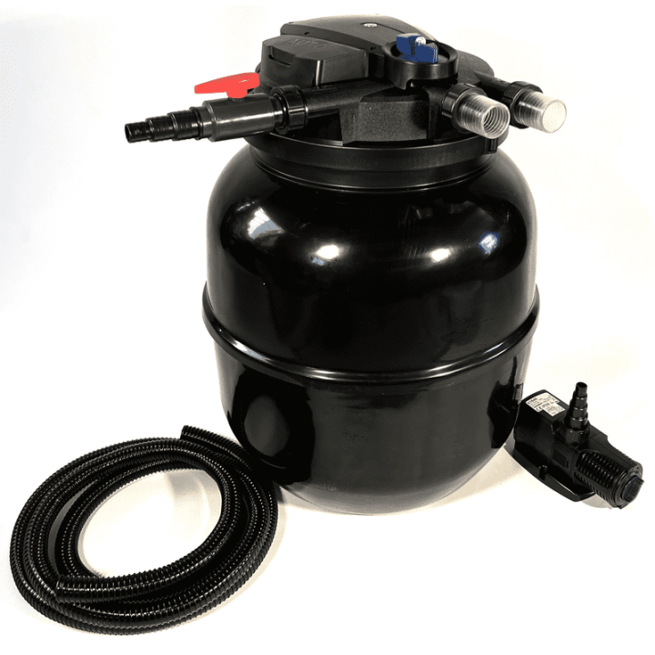 CPA 75000 (55W UVC) nyomásszűrő szett 3.(JTP-12000+4m 32 bordás tömlő)