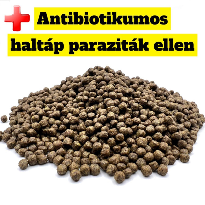 Antibiotikumos haltáp paraziták ellen 300g