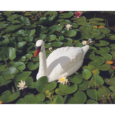 Fehér hattyú 54,5cm - élethű műanyag figura
