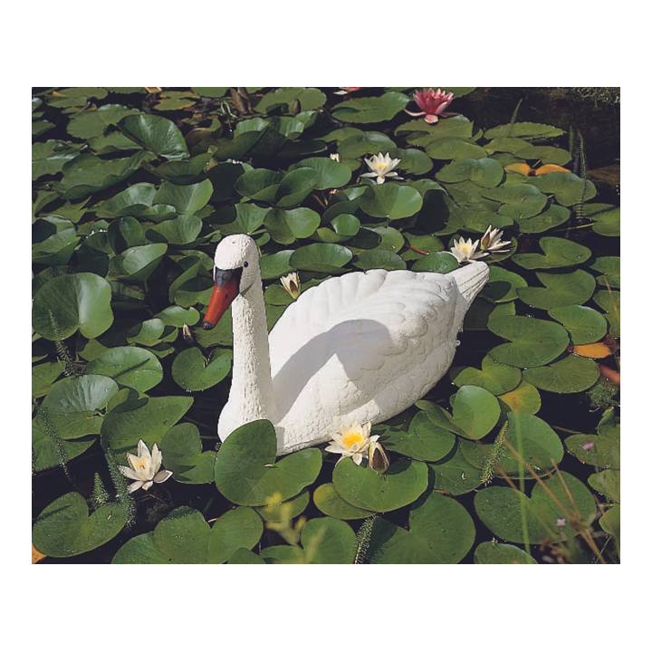 Fehér hattyú 54,5cm - élethű műanyag figura