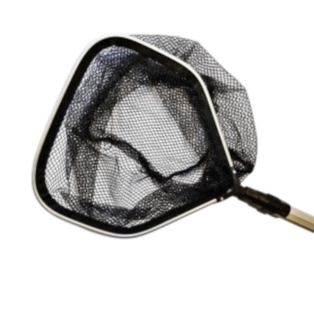 Merítőháló 80-150cm-es teleszkópos nyéllel 30x30 cm-es fejjel